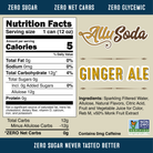 AlluSoda Craft Ginger Ale Soda Nutrition Facts - Ingredients - non-gmo
